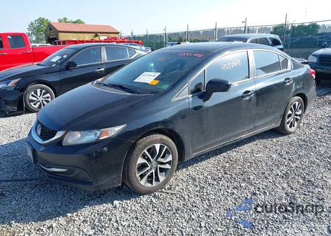 2014 Honda Civic Ex from USA, damaged, VIN 19XFB2F87EE011203